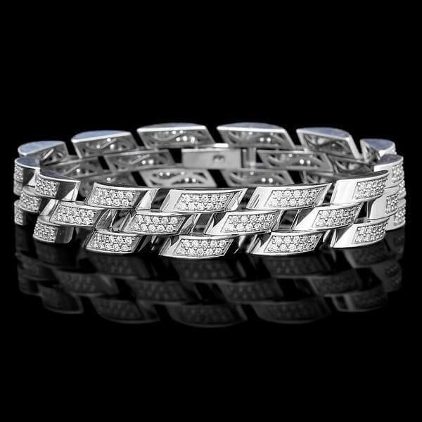 AXIOM men's bracelet — fine jewellery detail