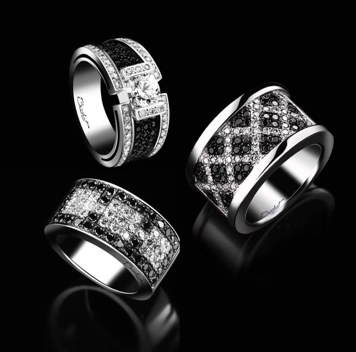 AXIOM men's rings — fine jewellery craftsmanship detail