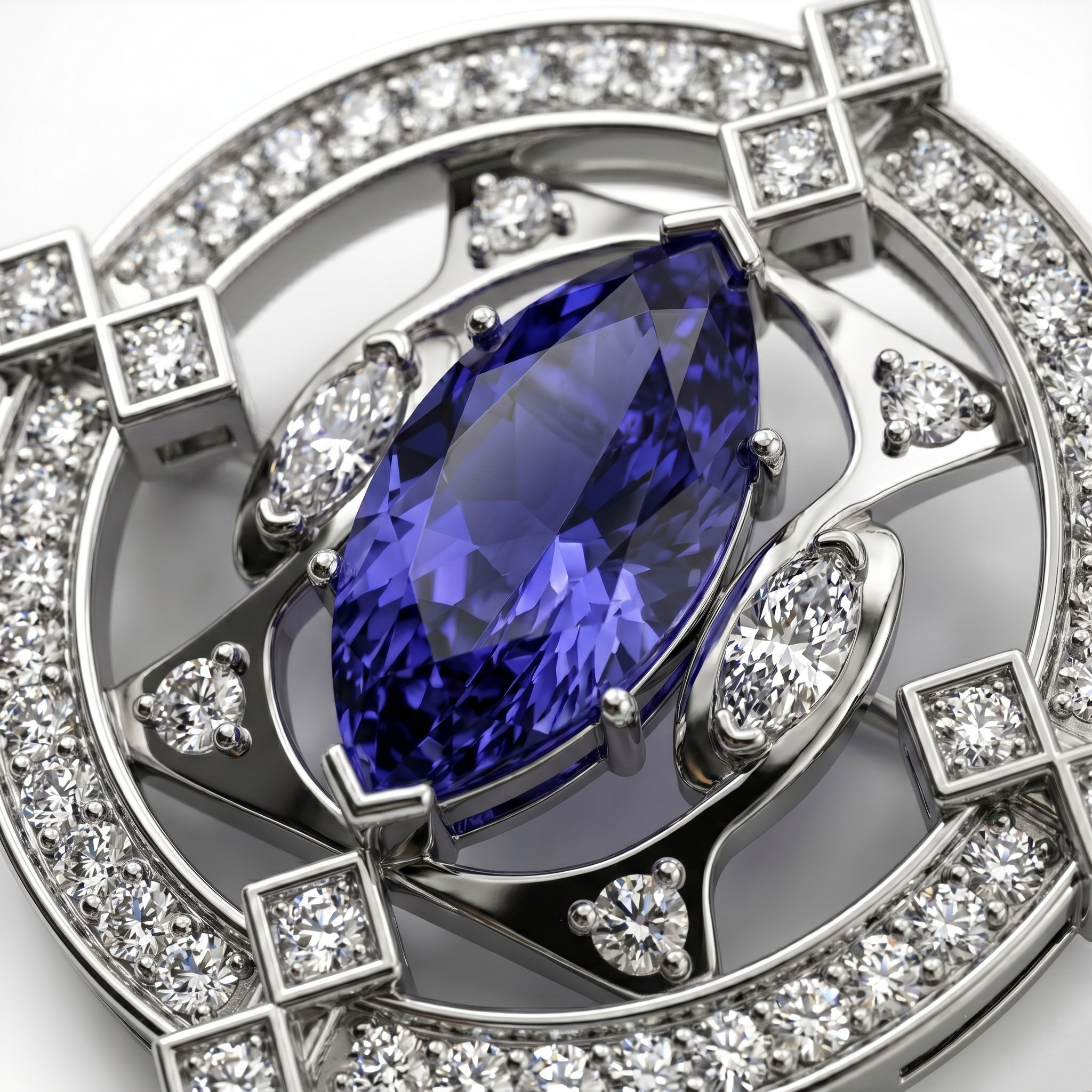Blue Marquise