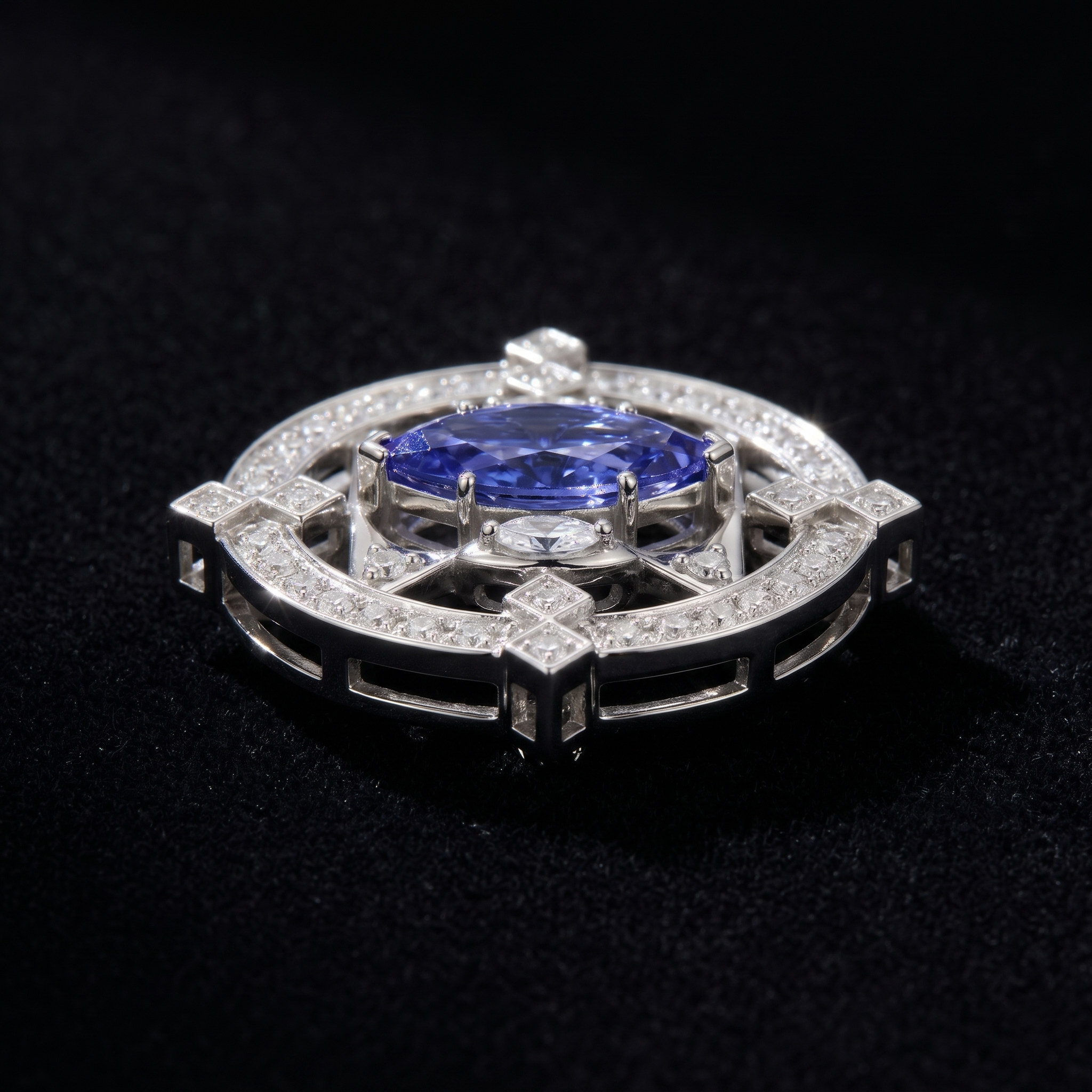 Blue Marquise