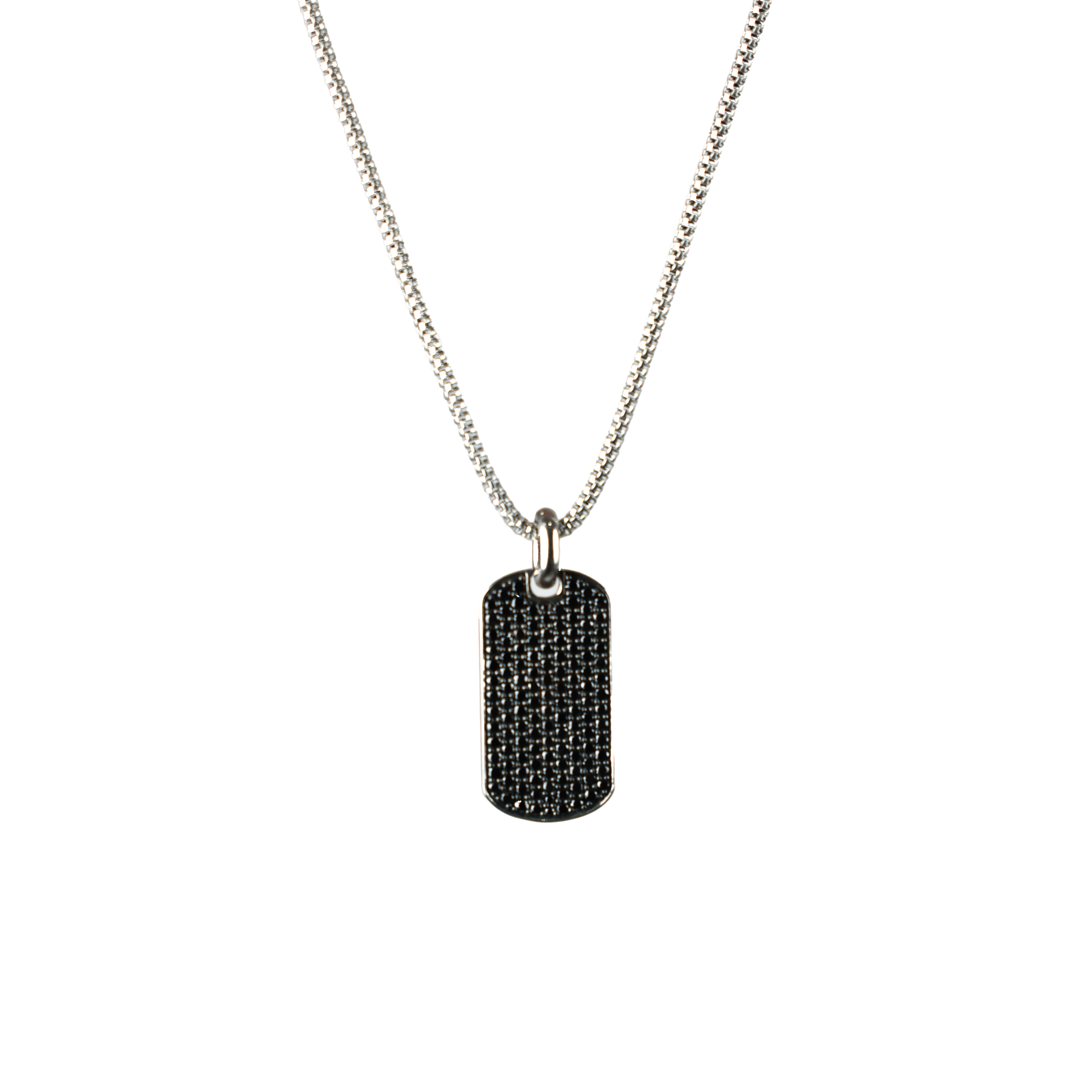 Cipher Pendant (Black Diamonds)