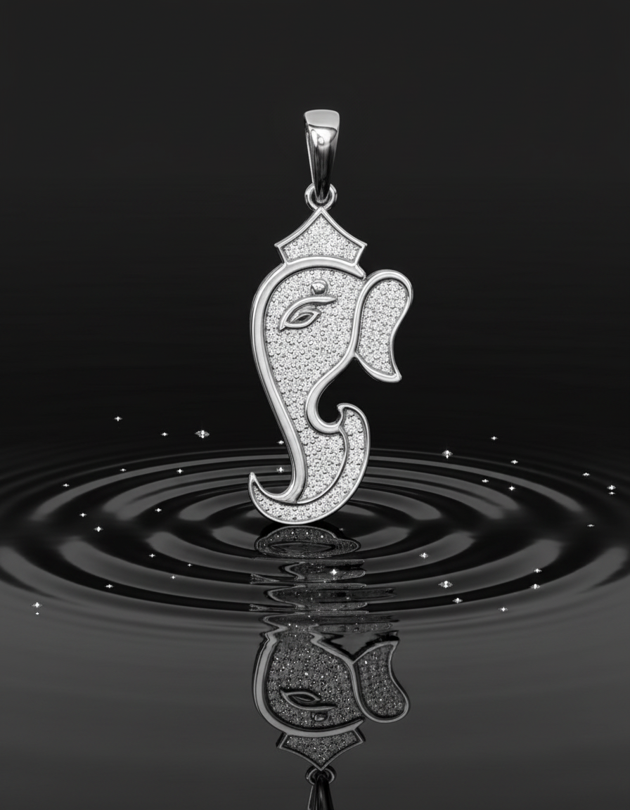 Sterling Silver with Lab Grown White Diamonds