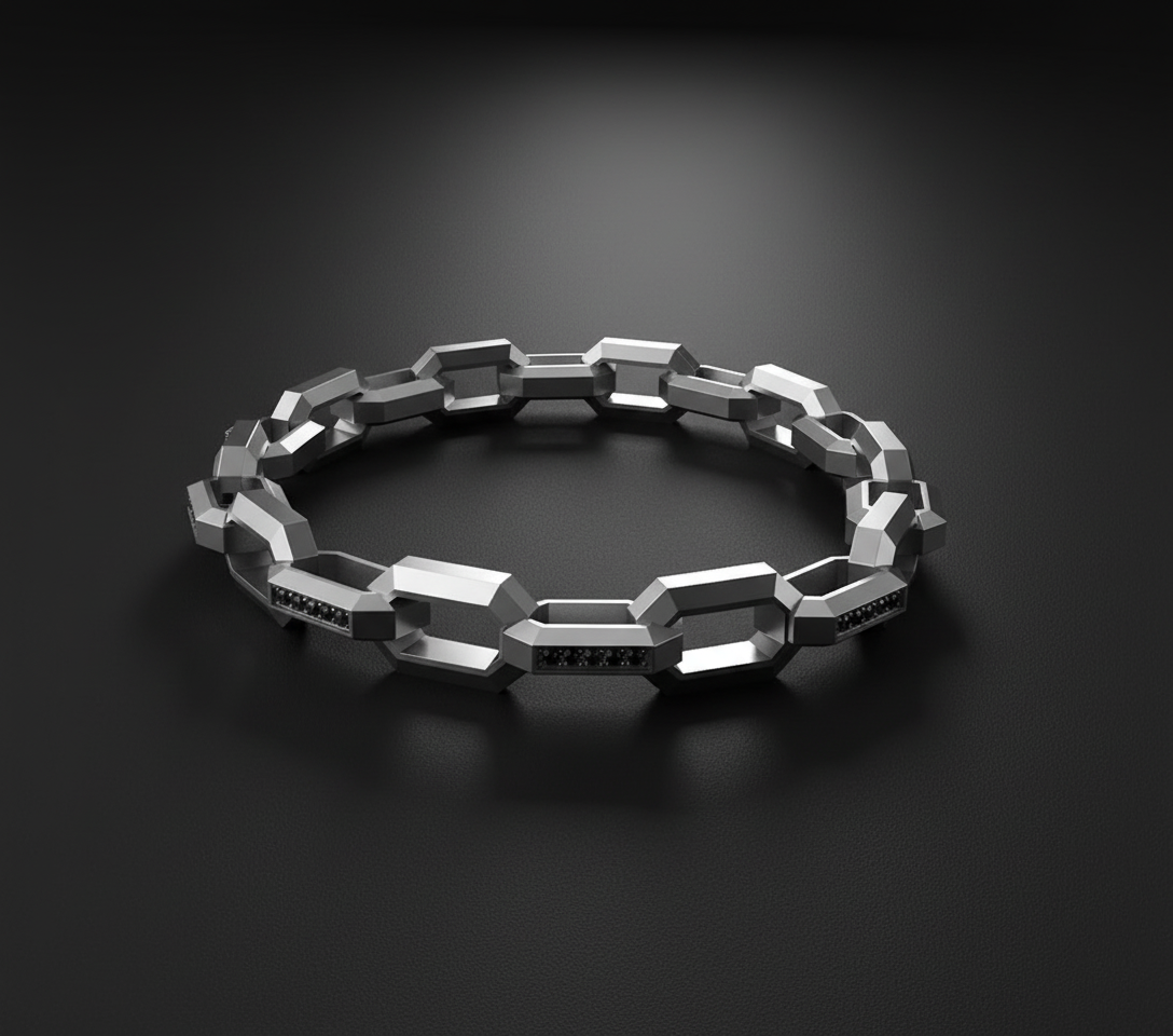 The Prime Bracelet (Clean, Sharp Black Diamond) thumbnail