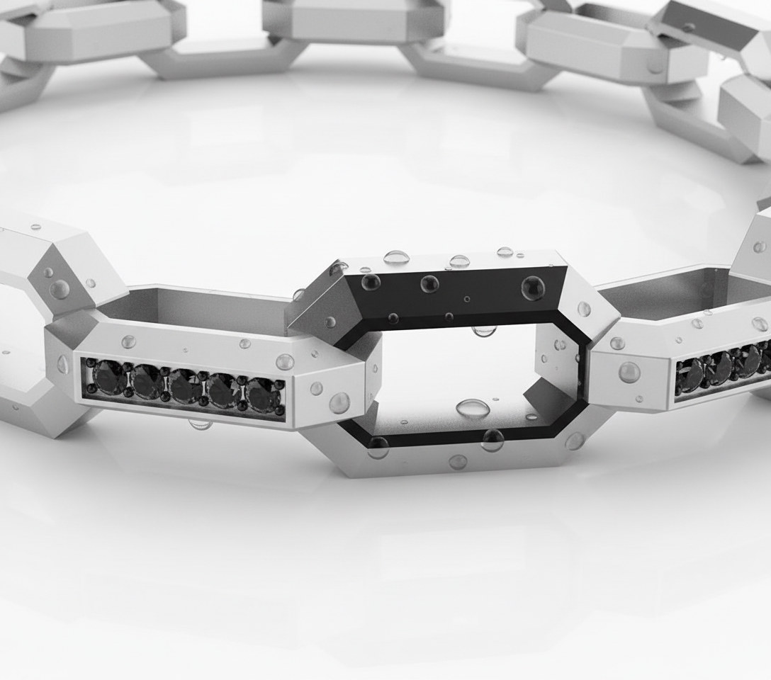 The Prime Bracelet (Clean, Sharp Black Diamond) alternate thumbnail