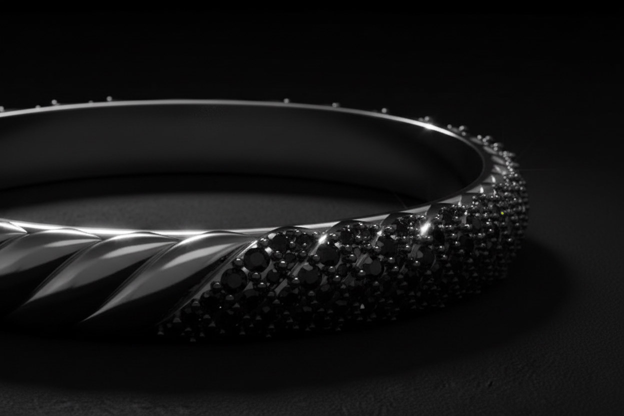 The Torque Kada (Cable Cuff-Style Bracelet)
