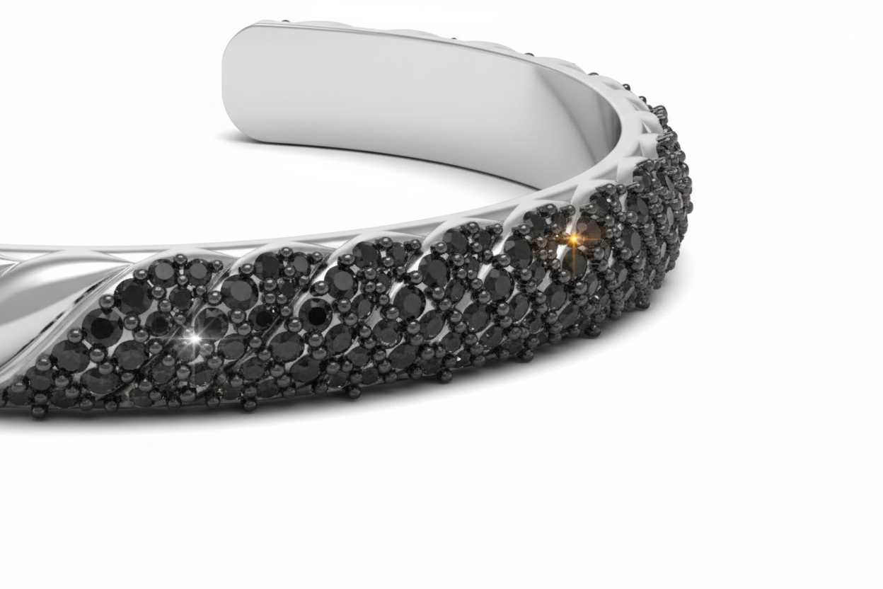 The Torque Kada (Cable Cuff-Style Bracelet)