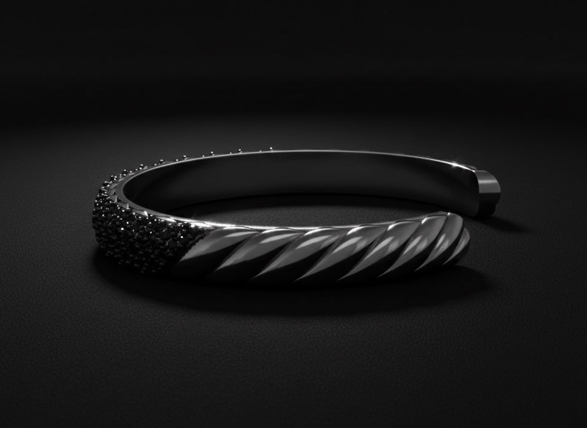 The Torque Kada (Cable Cuff-Style Bracelet) thumbnail