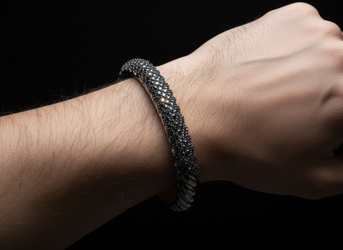 The Torque Kada (Cable Cuff-Style Bracelet)