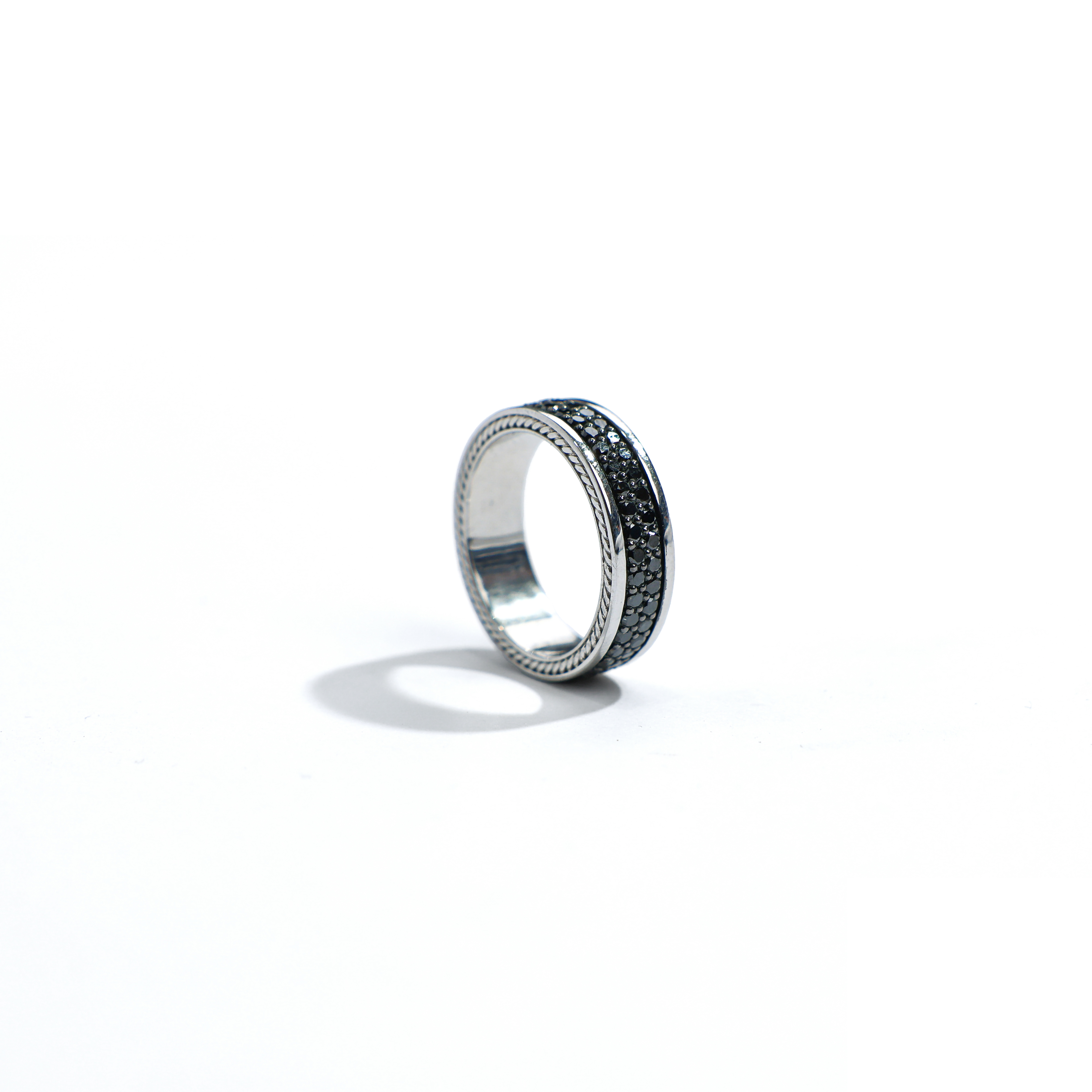 The Valor Band (2 Row Black Diamond Eternity Ring)