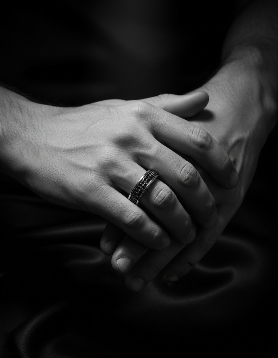 The Valor Band (2 Row Black Diamond Eternity Ring)