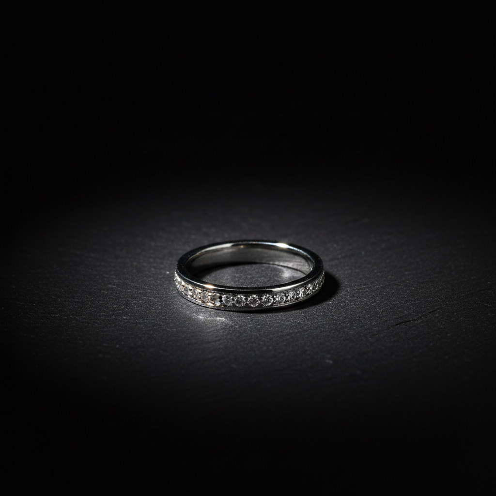 The Virtue Ring (1 Row White Diamond Eternity Ring) alternate thumbnail