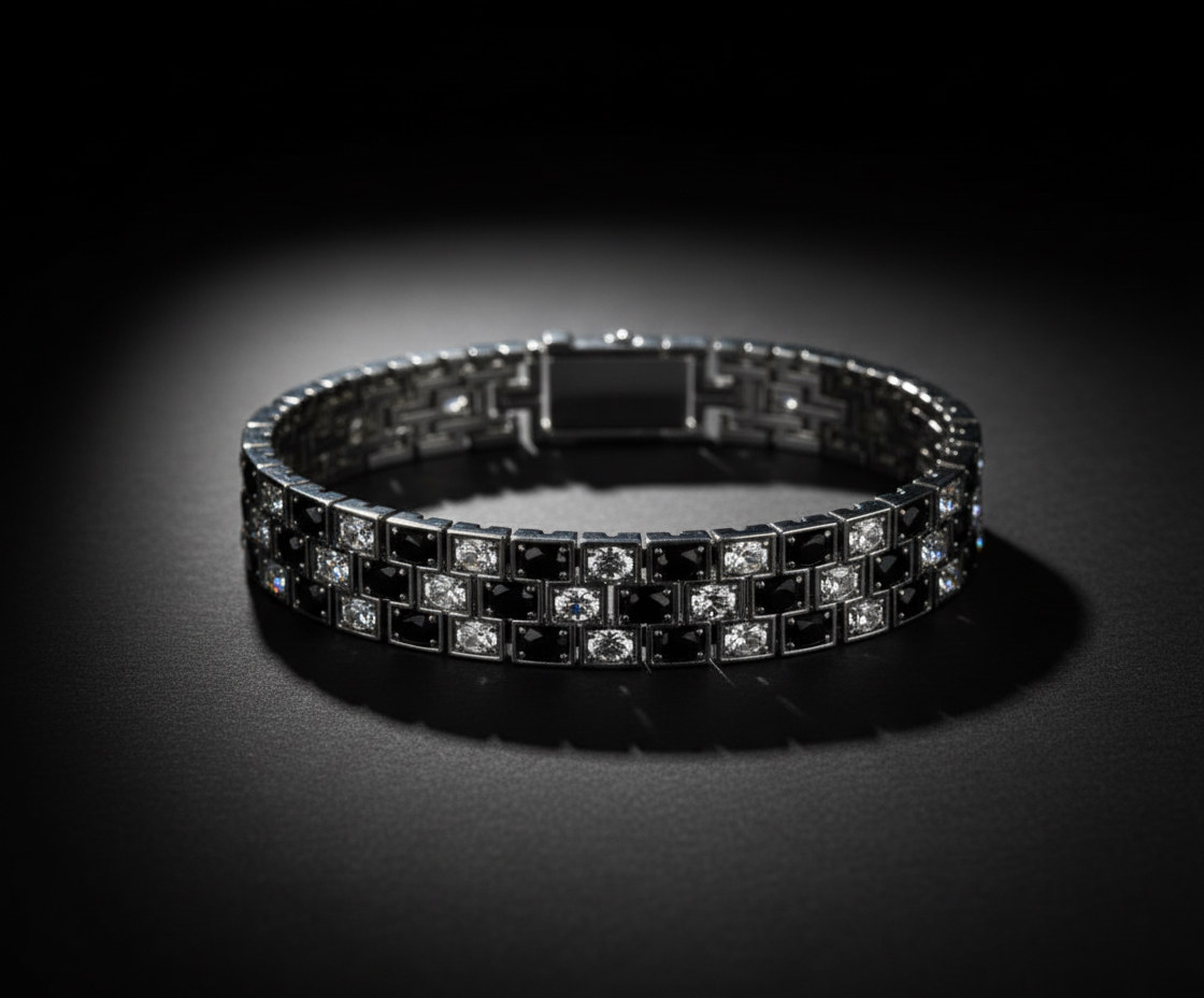 THREE LINE OVAL BRACELET thumbnail